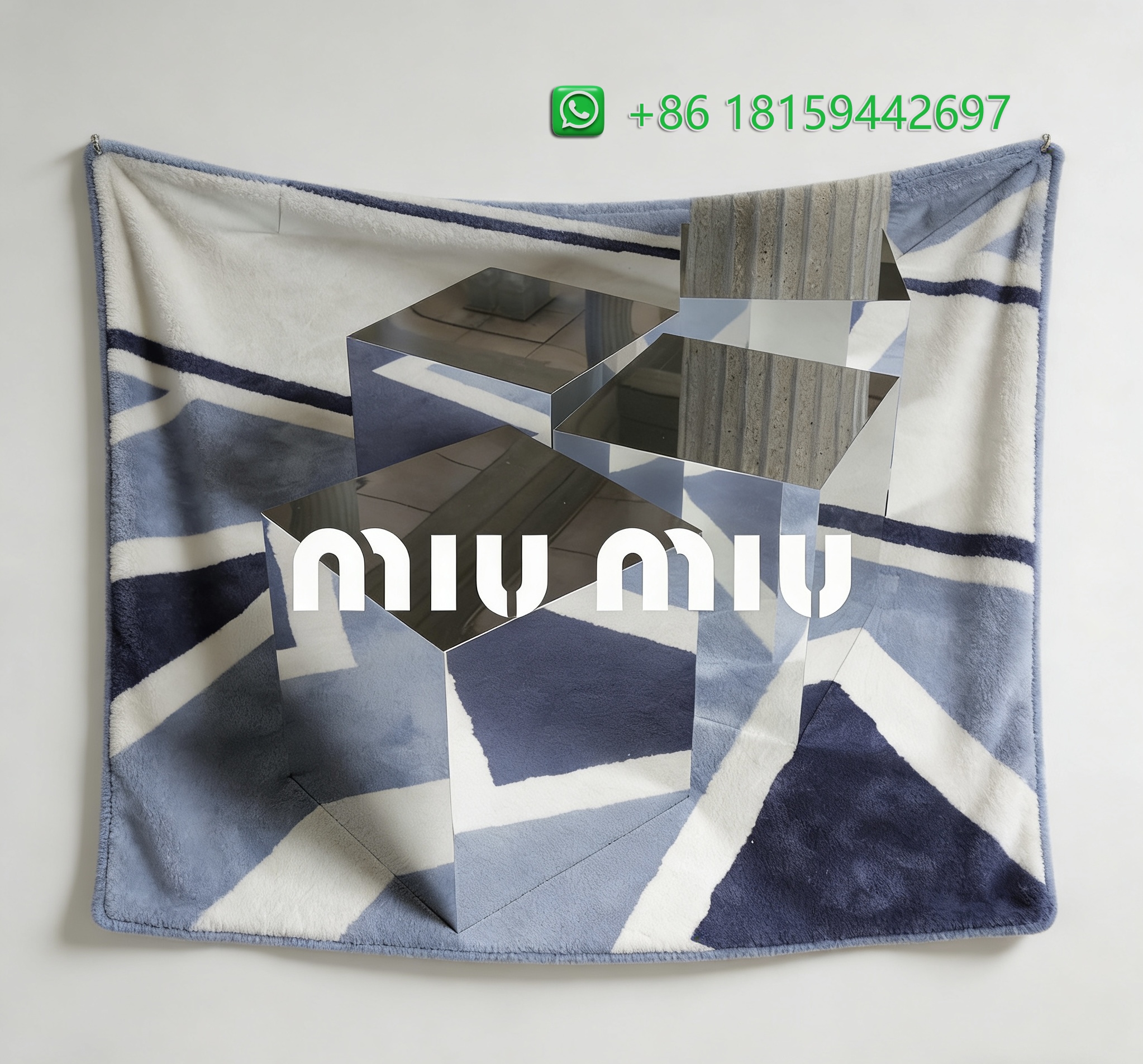Miumiu Throw Blankets